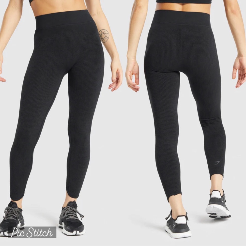 Gymshark seamless ribbed leggings XS $50